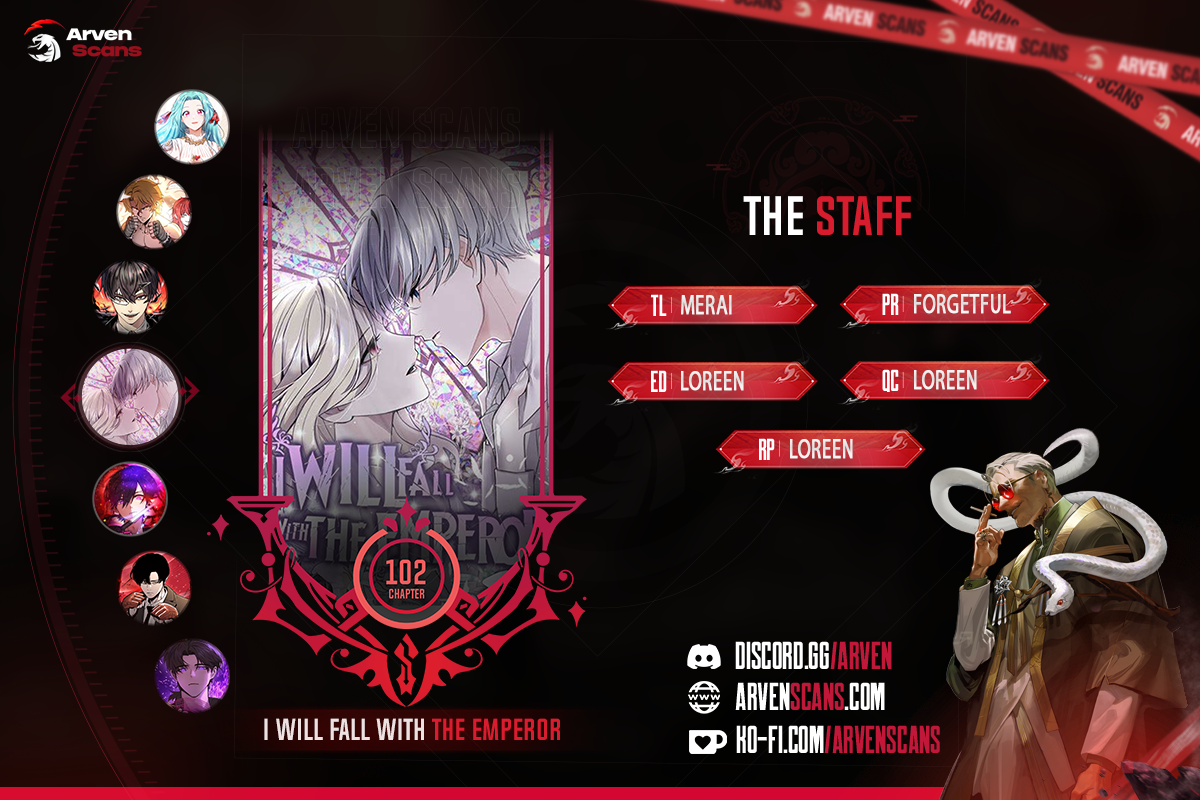 ‏I Will Fall With The Emperor chapter 102 page 1