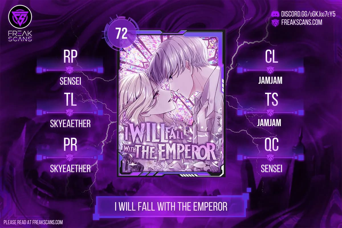 ‏I Will Fall With The Emperor chapter 72 page 1