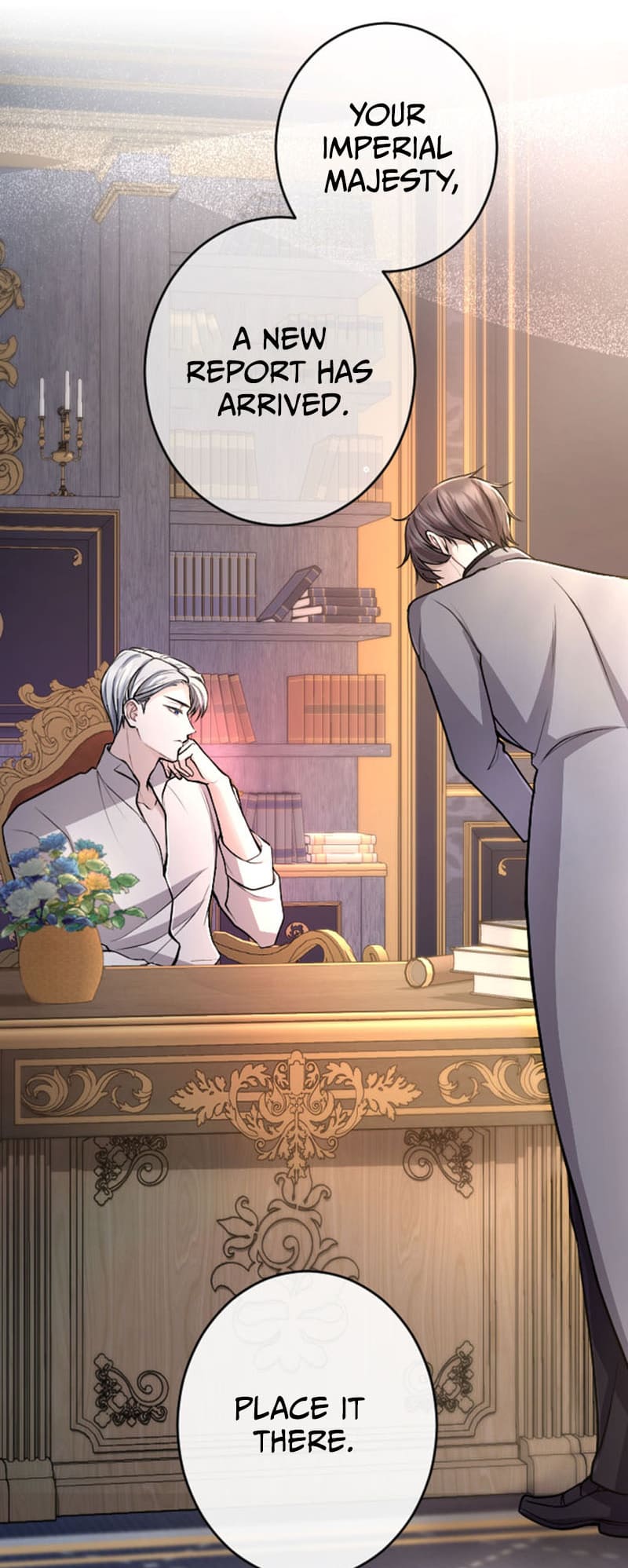 ‏I Will Fall With The Emperor chapter 74 page 28