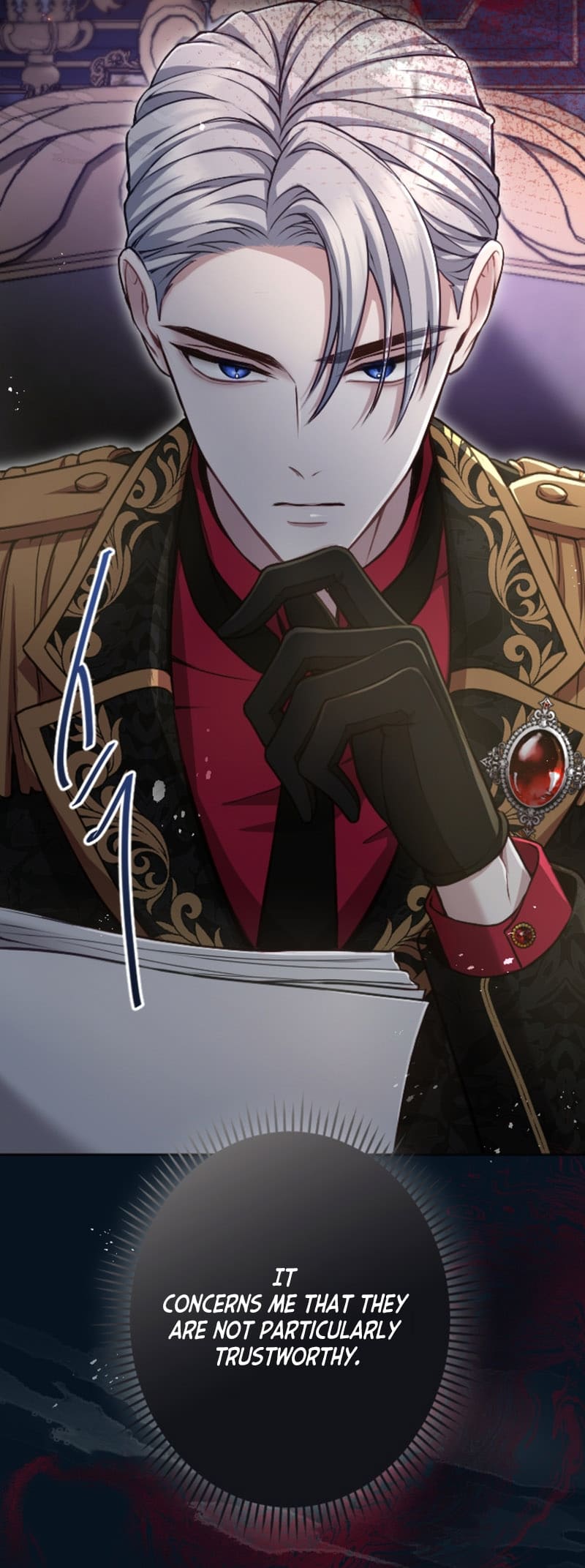 ‏I Will Fall With The Emperor chapter 87 page 22