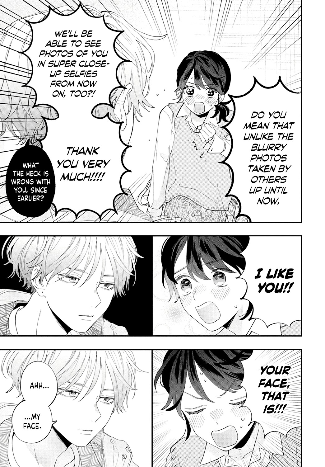 I Won't Fall for Him Just Because of His Face chapter 1 page 21