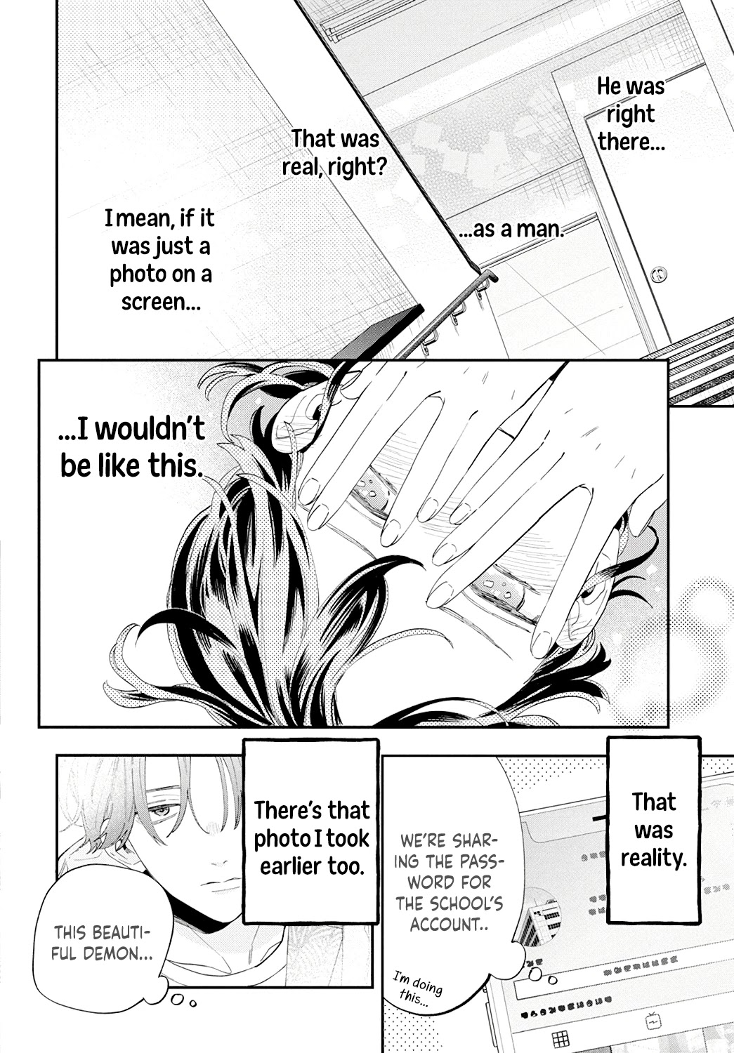 I Won't Fall for Him Just Because of His Face chapter 1 page 34