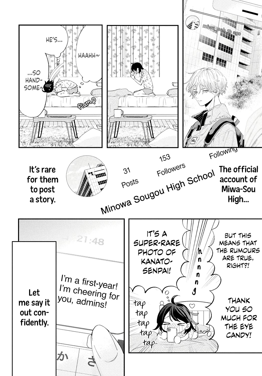 I Won't Fall for Him Just Because of His Face chapter 1 page 8