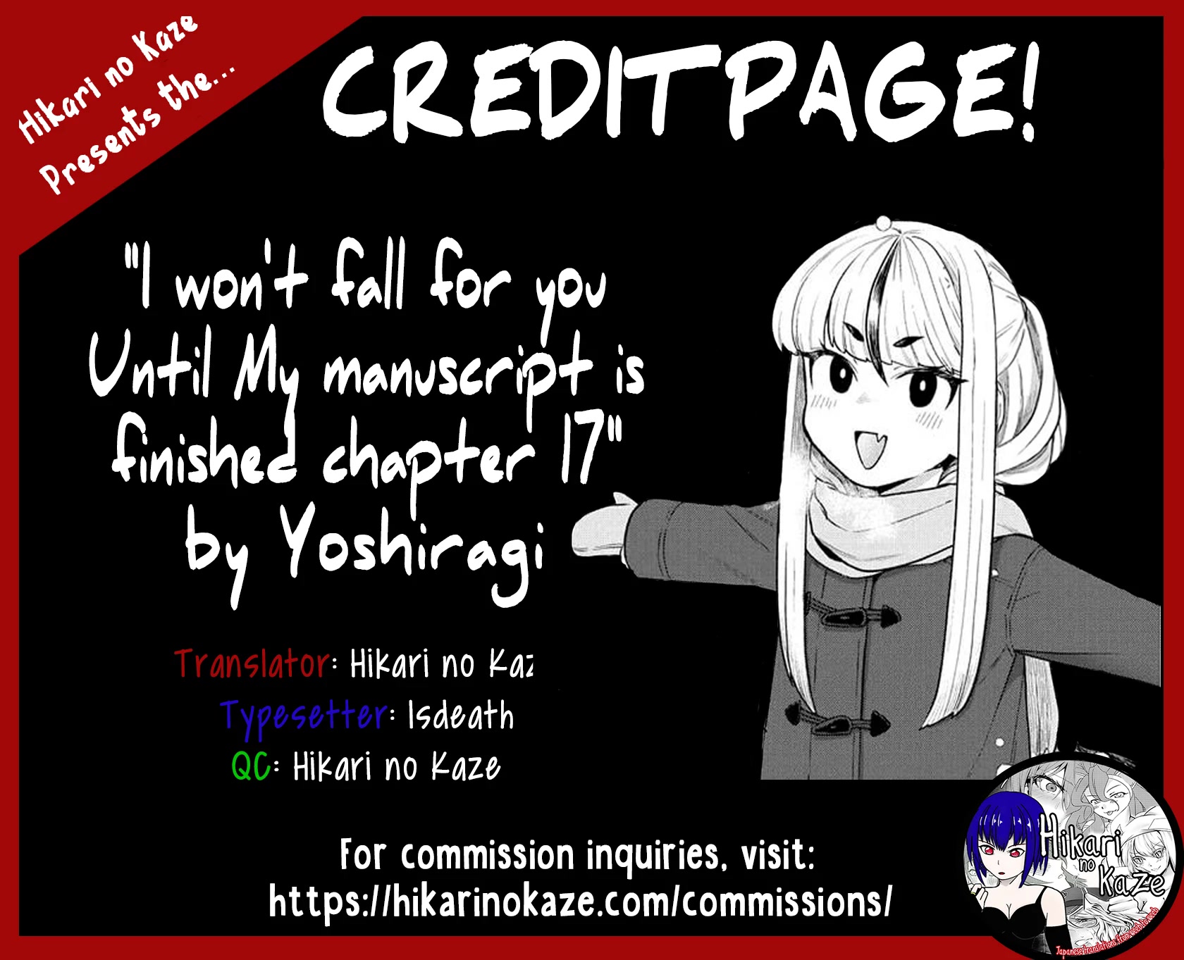 I Won't Fall For You Until My Manuscript Is Finished chapter 17 page 17