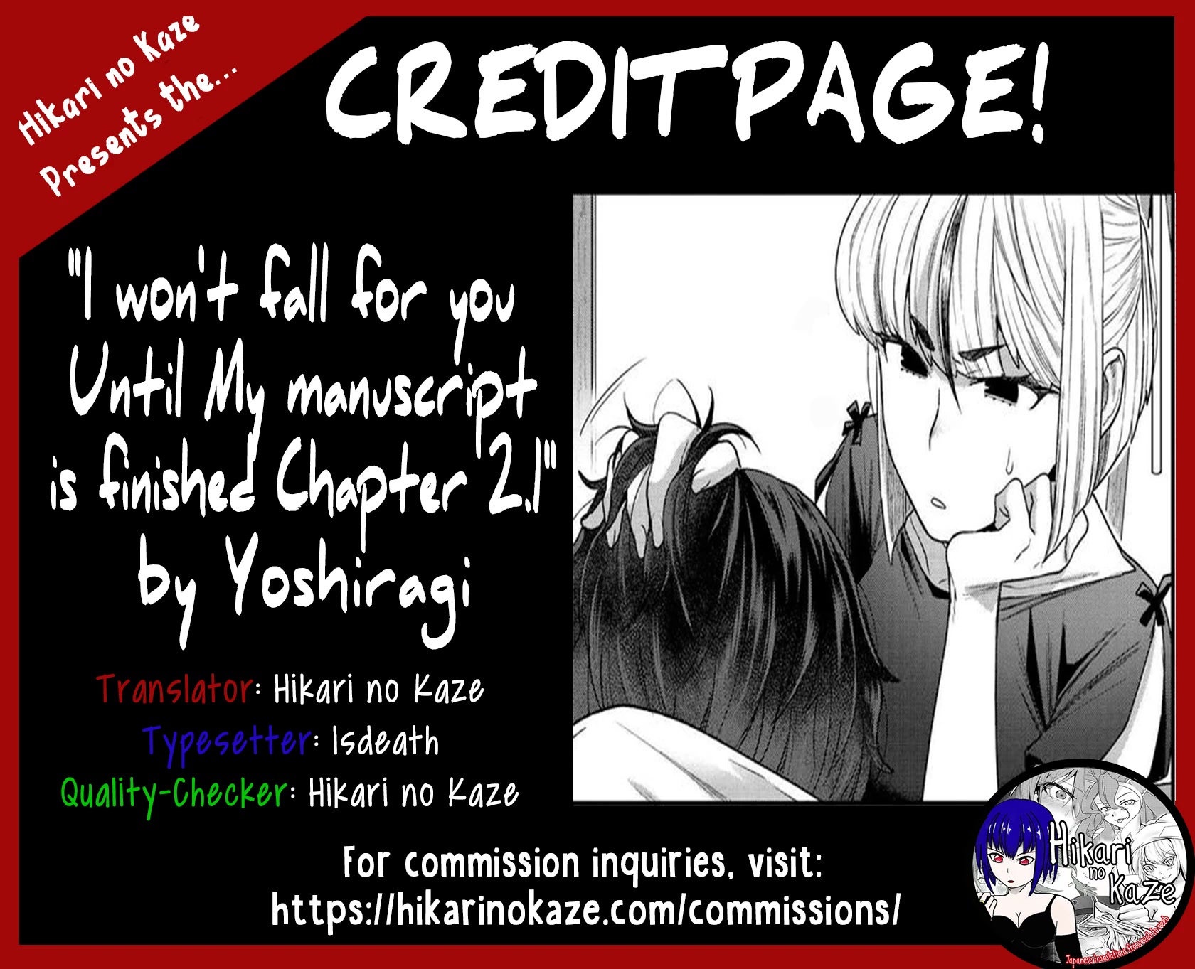 I Won't Fall For You Until My Manuscript Is Finished chapter 2.1 page 9