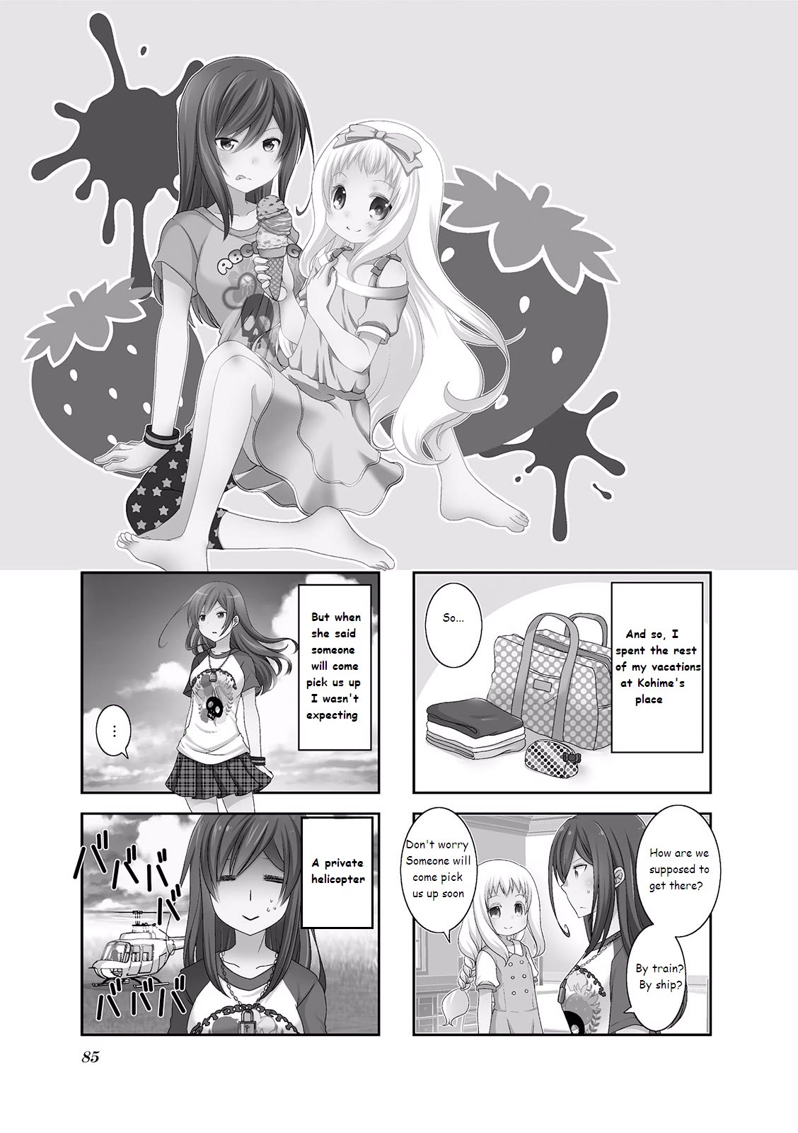 Ichigo no Haitta Soda-sui chapter 28 page 1