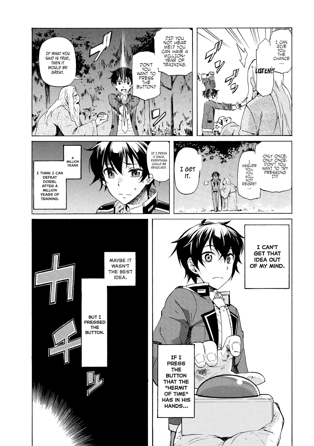 Ichioku-nen Button o Renda Shita Ore wa, Kizuitara Saikyou ni Natteita chapter 1.1 page 22