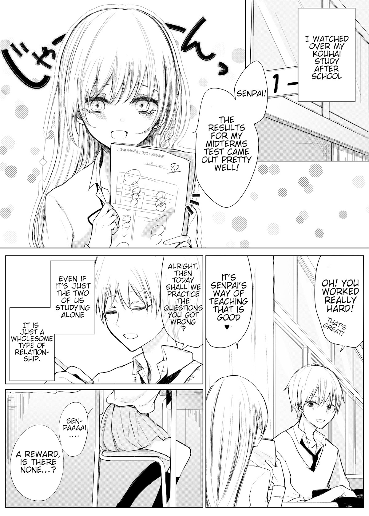 Ichizu de Bitch na Kouhai chapter 9 page 1