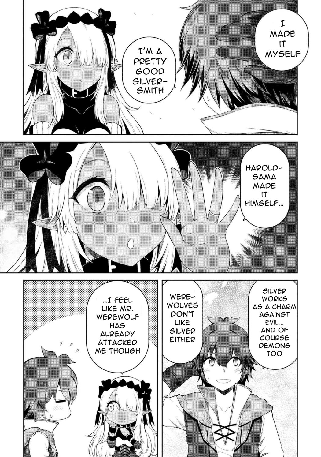 Ie ga Moete Jinsei Dou Demo Yoku Natta kara, Nokotta Nakenashi no Kin de Dark Elf no Dorei o Katta chapter 11.5 page 14