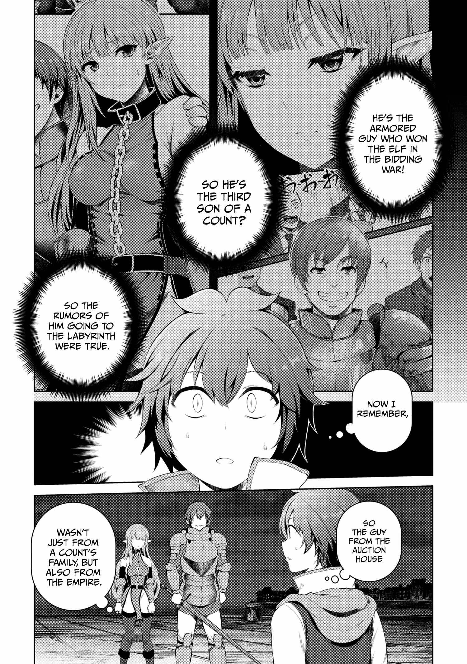 Ie ga Moete Jinsei Dou Demo Yoku Natta kara, Nokotta Nakenashi no Kin de Dark Elf no Dorei o Katta chapter 14.1 page 10