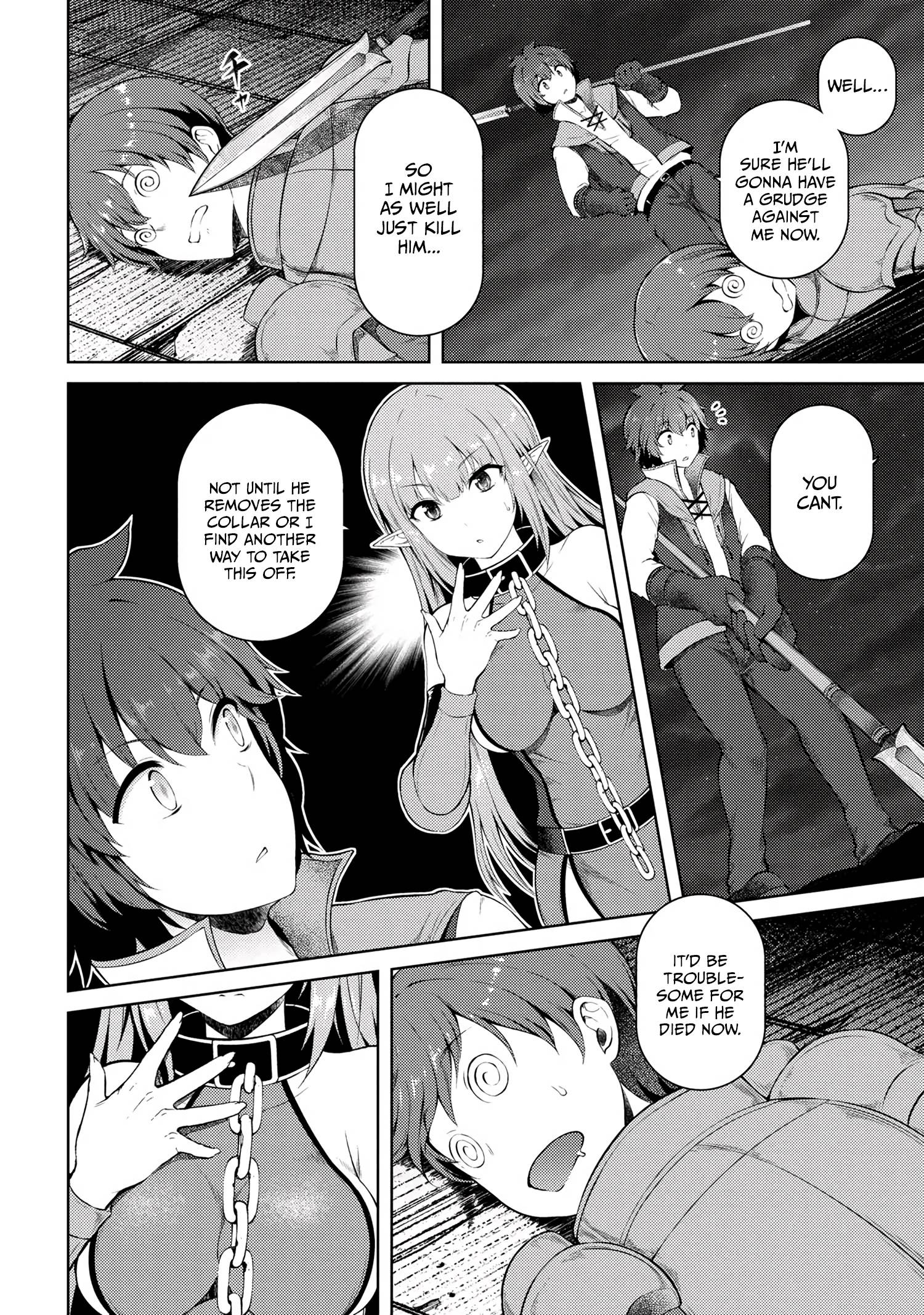 Ie ga Moete Jinsei Dou Demo Yoku Natta kara, Nokotta Nakenashi no Kin de Dark Elf no Dorei o Katta chapter 14.2 page 12