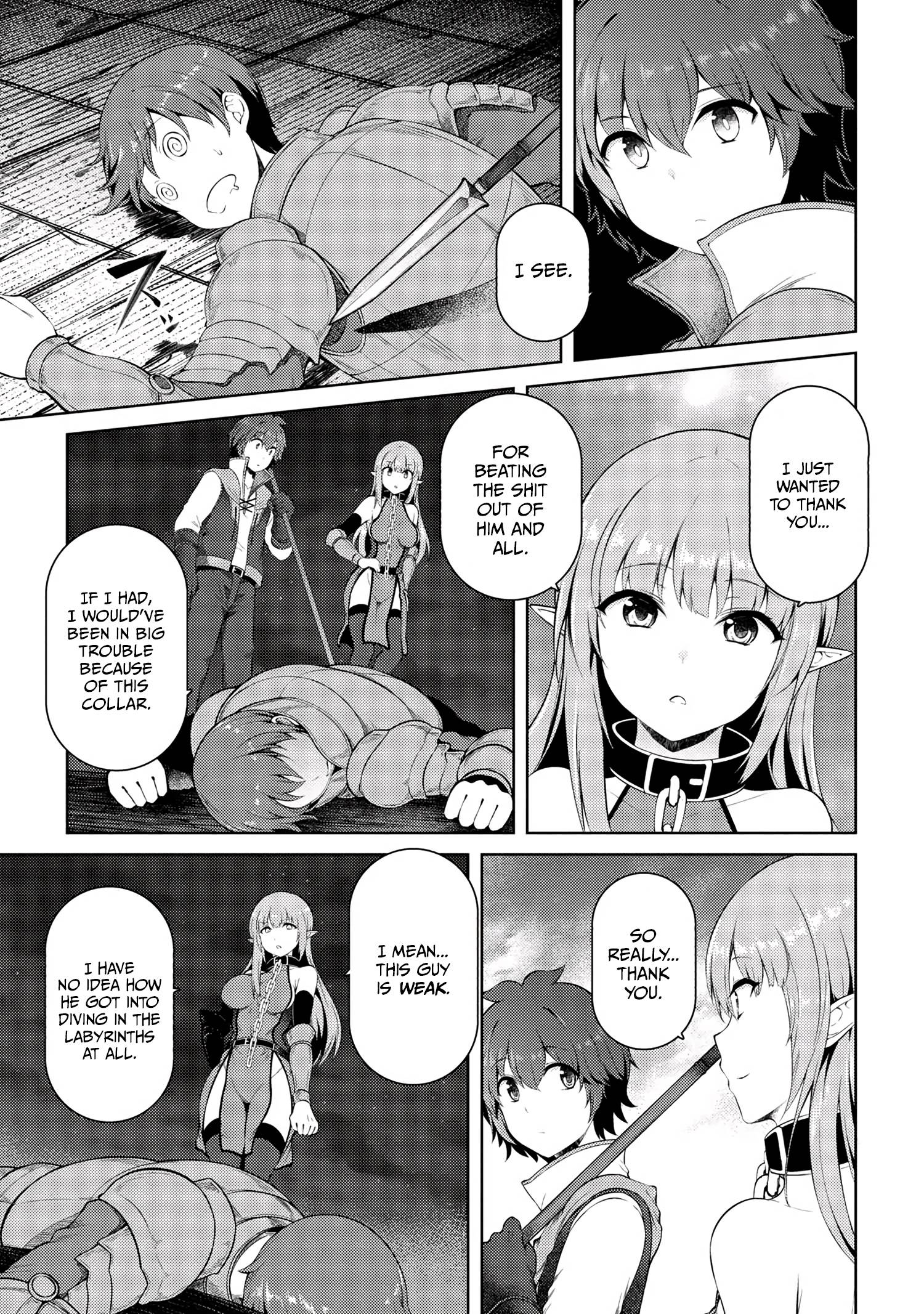 Ie ga Moete Jinsei Dou Demo Yoku Natta kara, Nokotta Nakenashi no Kin de Dark Elf no Dorei o Katta chapter 14.2 page 13