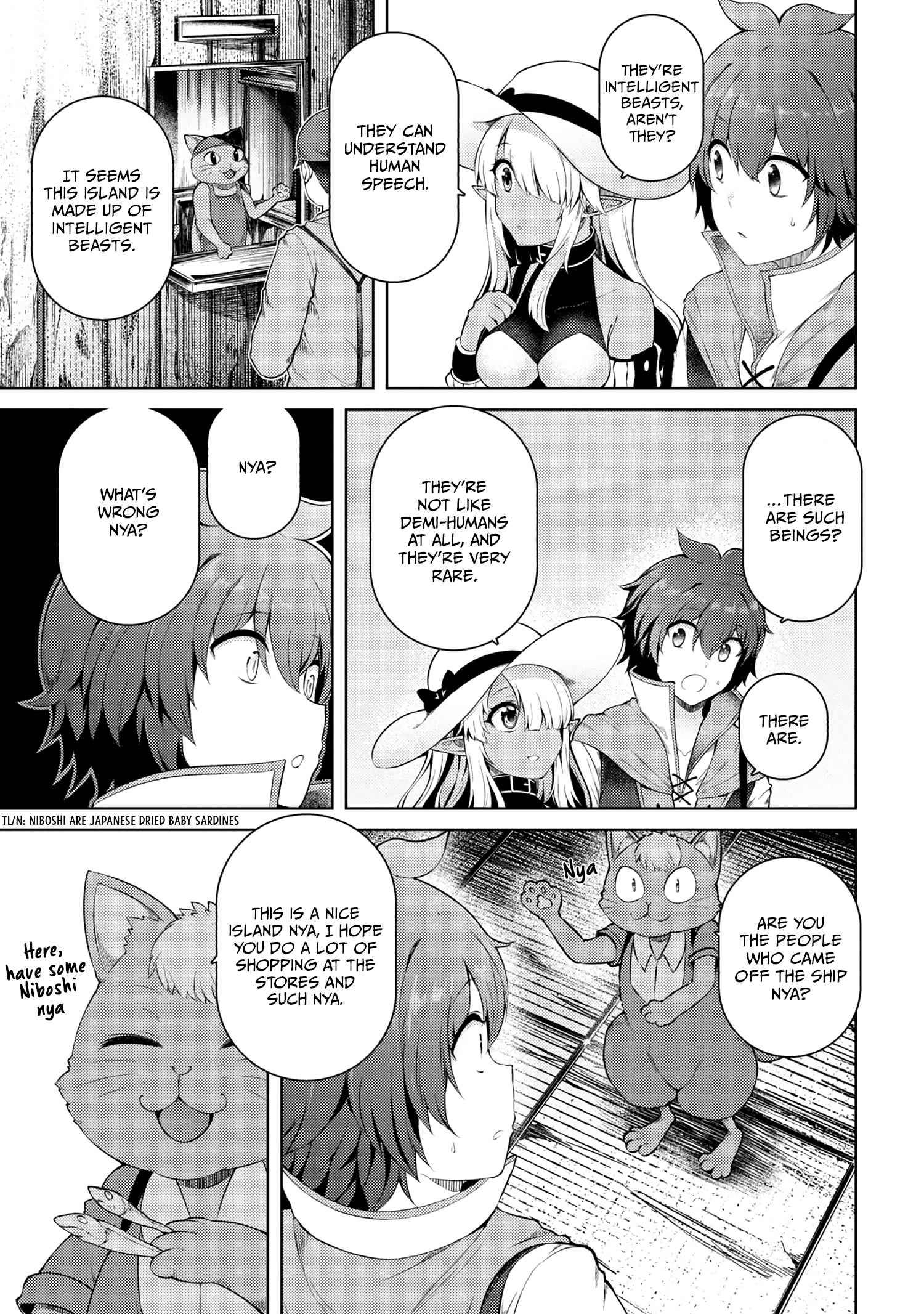 Ie ga Moete Jinsei Dou Demo Yoku Natta kara, Nokotta Nakenashi no Kin de Dark Elf no Dorei o Katta chapter 15.1 page 8