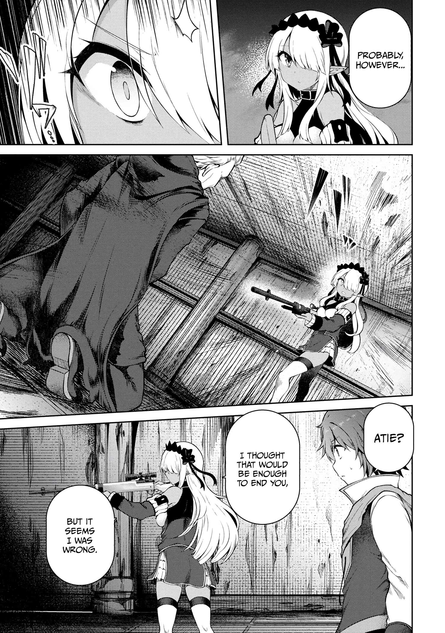 Ie ga Moete Jinsei Dou Demo Yoku Natta kara, Nokotta Nakenashi no Kin de Dark Elf no Dorei o Katta chapter 17.1 page 14