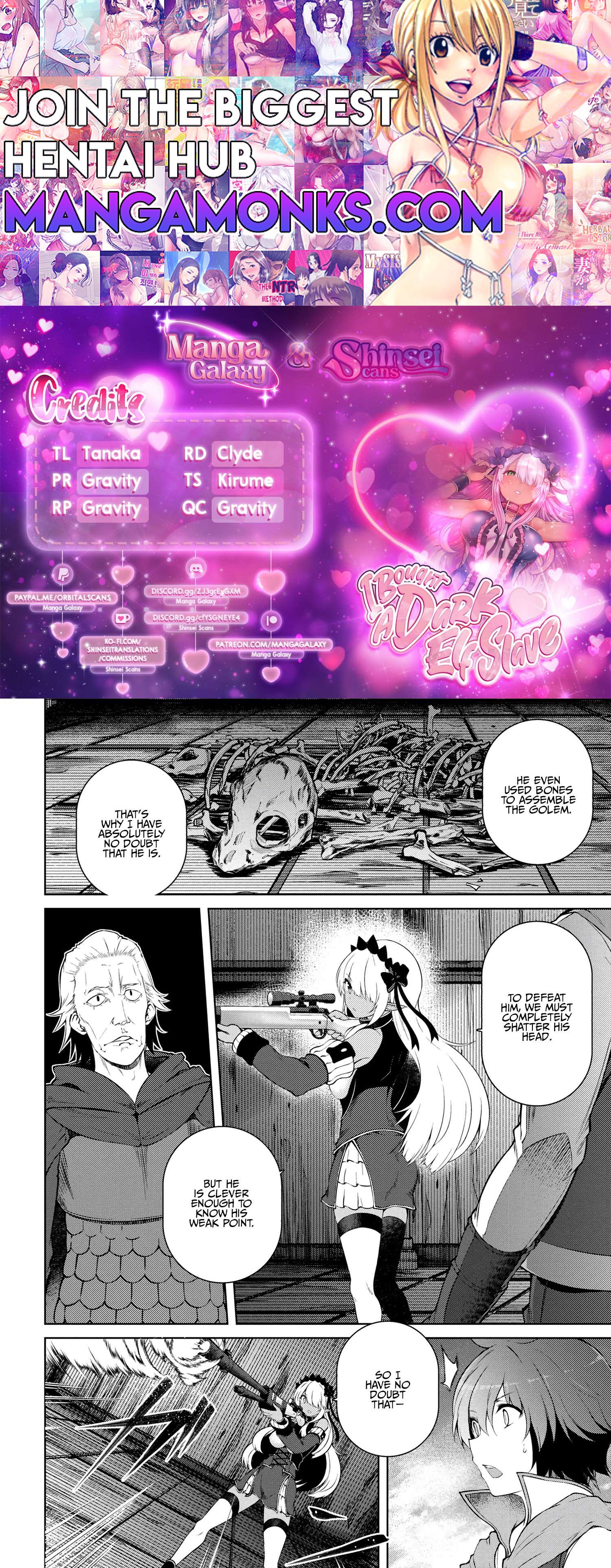 Ie ga Moete Jinsei Dou Demo Yoku Natta kara, Nokotta Nakenashi no Kin de Dark Elf no Dorei o Katta chapter 17.2 page 1