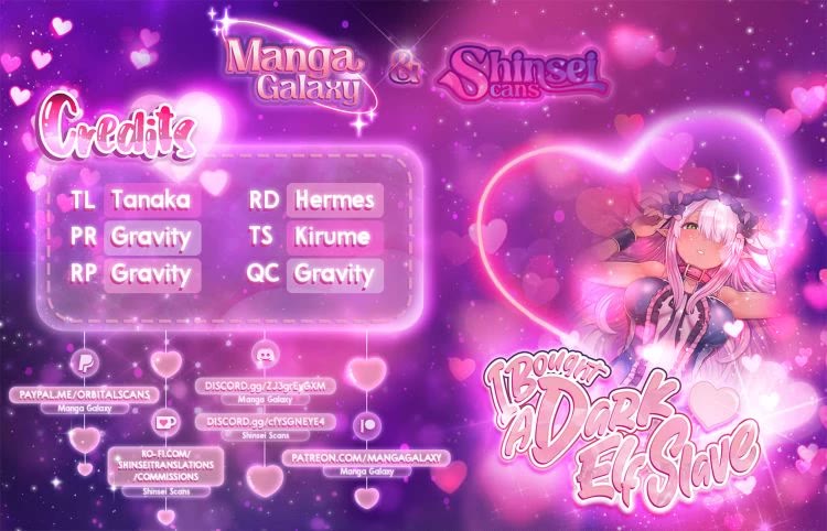 Ie ga Moete Jinsei Dou Demo Yoku Natta kara, Nokotta Nakenashi no Kin de Dark Elf no Dorei o Katta chapter 17.4 page 1