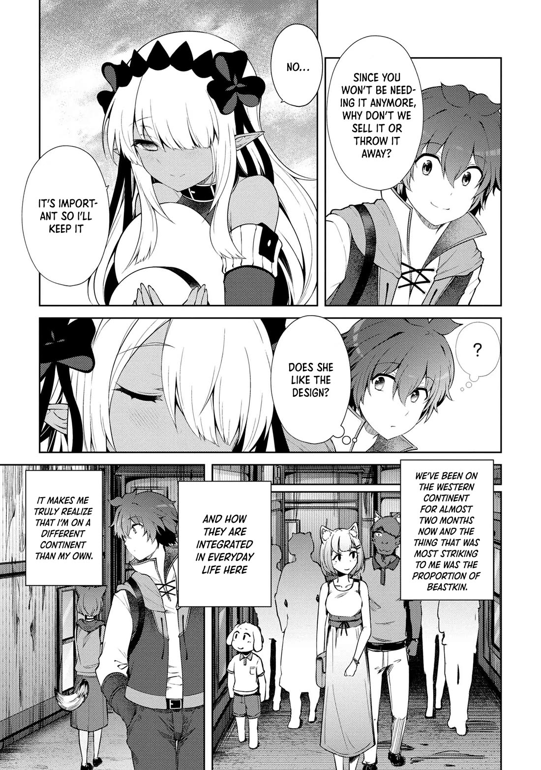 Ie ga Moete Jinsei Dou Demo Yoku Natta kara, Nokotta Nakenashi no Kin de Dark Elf no Dorei o Katta chapter 18 page 17
