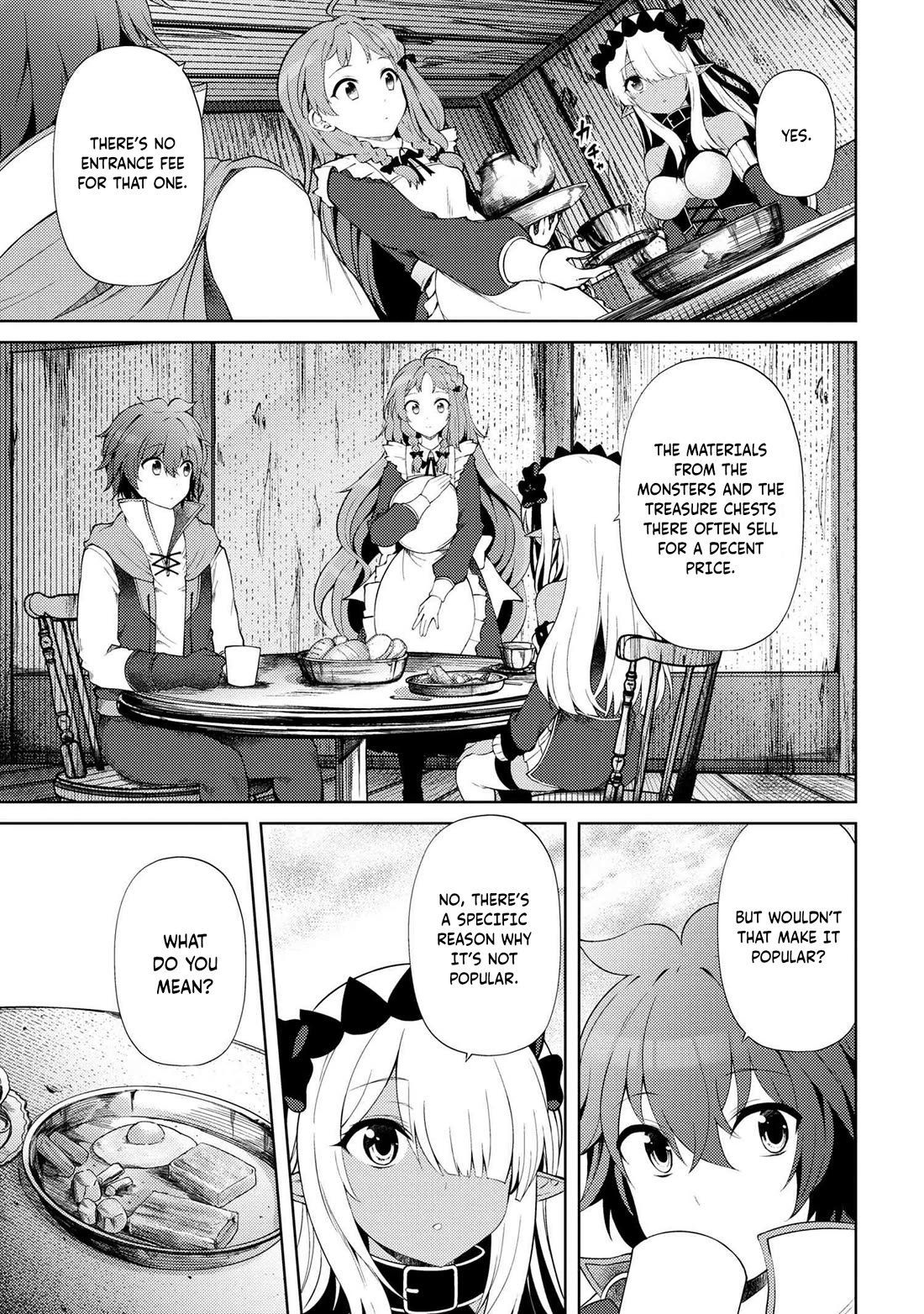 Ie ga Moete Jinsei Dou Demo Yoku Natta kara, Nokotta Nakenashi no Kin de Dark Elf no Dorei o Katta chapter 19.1 page 6
