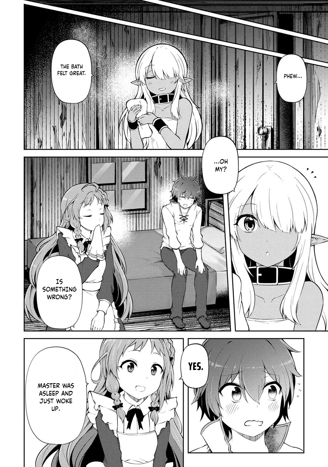 Ie ga Moete Jinsei Dou Demo Yoku Natta kara, Nokotta Nakenashi no Kin de Dark Elf no Dorei o Katta chapter 20.2 page 14