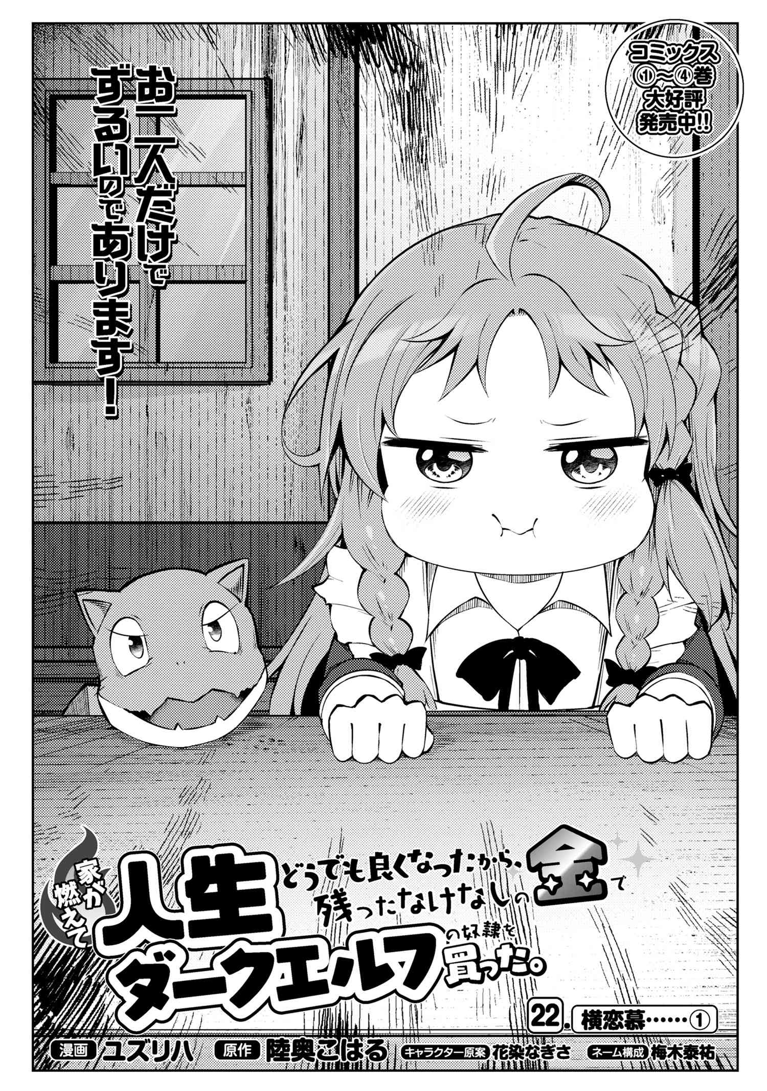Ie ga Moete Jinsei Dou Demo Yoku Natta kara, Nokotta Nakenashi no Kin de Dark Elf no Dorei o Katta chapter 22.1 page 2