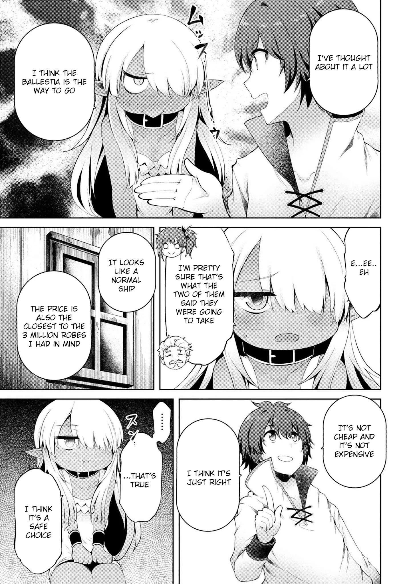 Ie ga Moete Jinsei Dou Demo Yoku Natta kara, Nokotta Nakenashi no Kin de Dark Elf no Dorei o Katta chapter 7 page 16