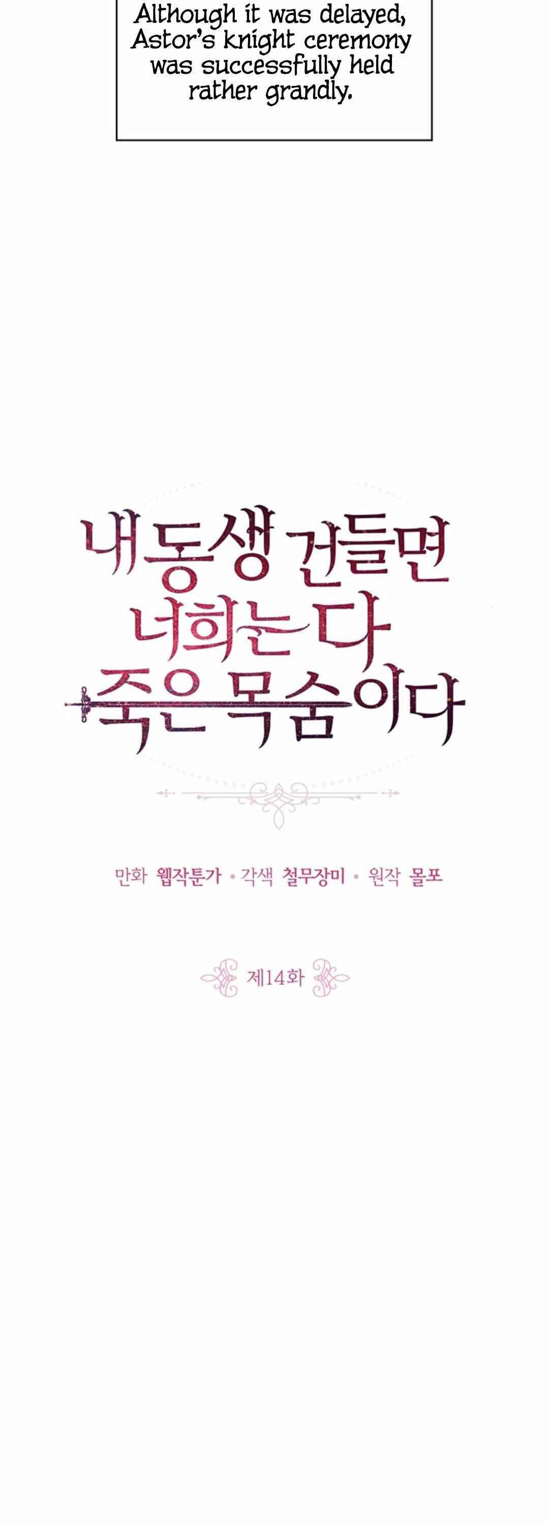 If You Lay A Hand On My Brother, You're All Dead chapter 14 page 5