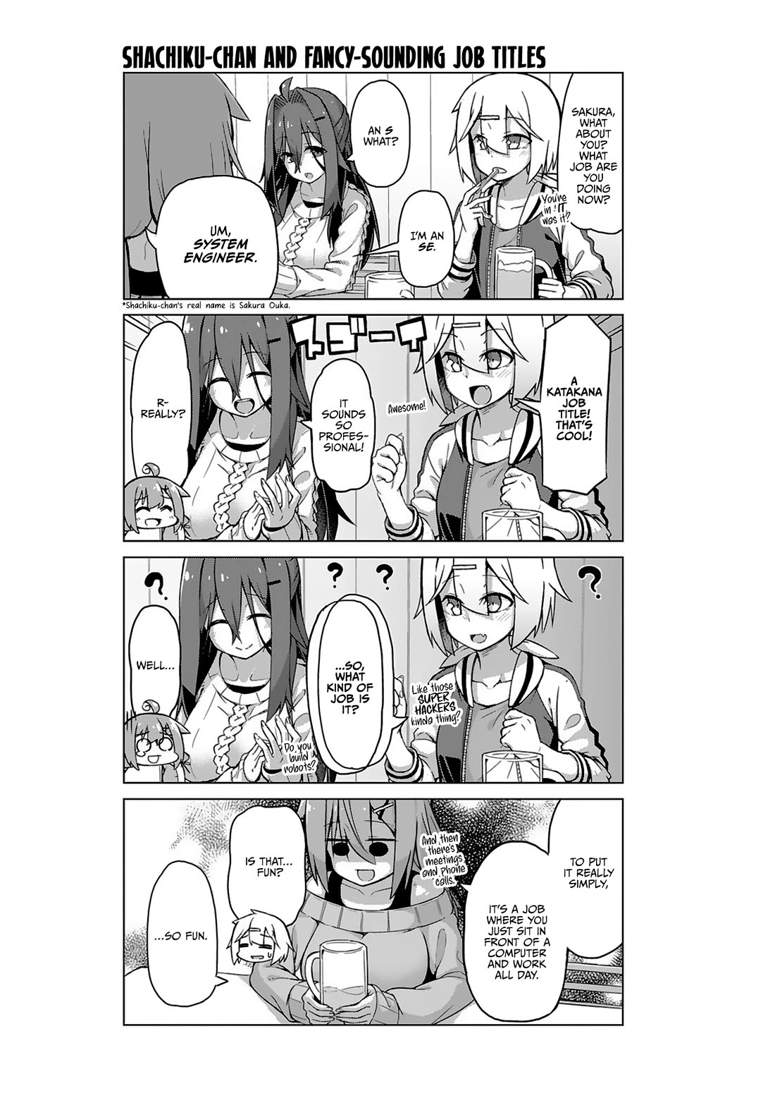 Iki no Kore! Shachiku-chan chapter 18 page 9