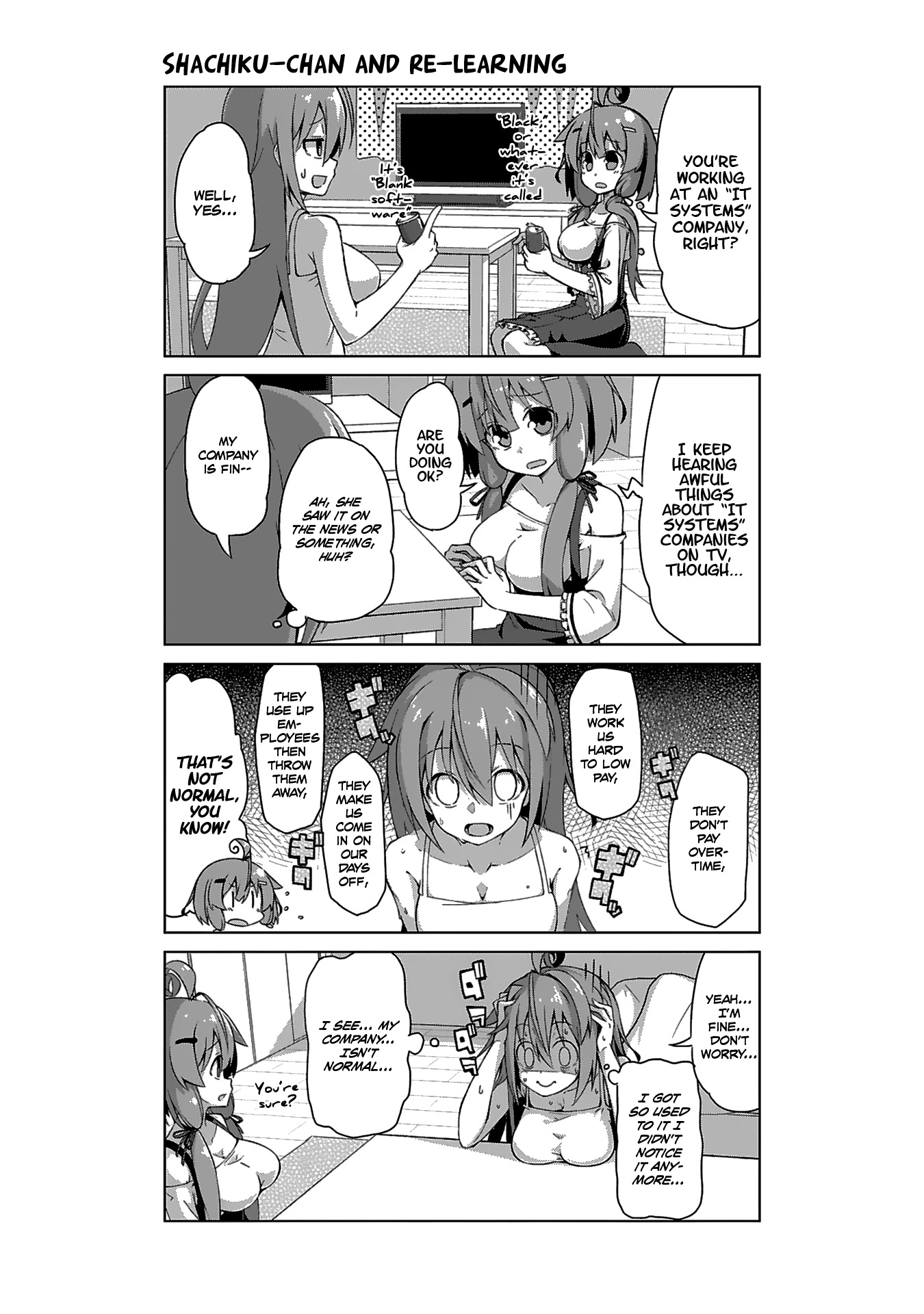 Iki no Kore! Shachiku-chan chapter 8 page 6