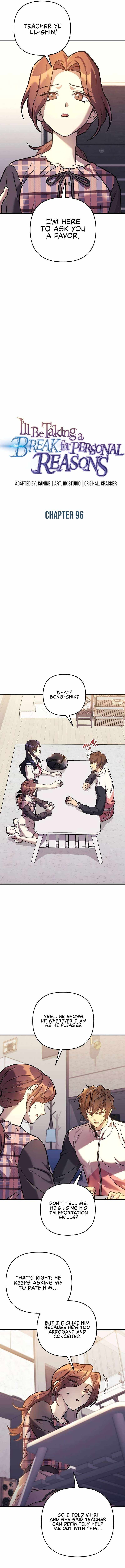 I’ll be Taking a Break for Personal Reasons chapter 96 page 9