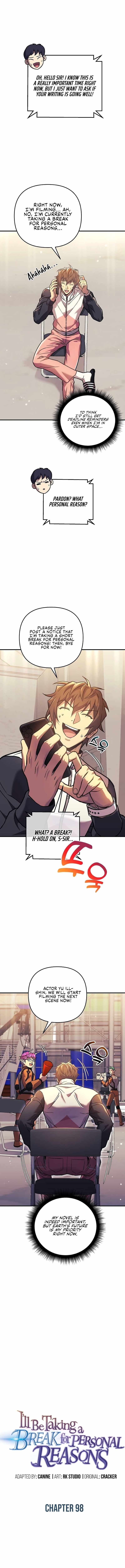 I’ll be Taking a Break for Personal Reasons chapter 98 page 3