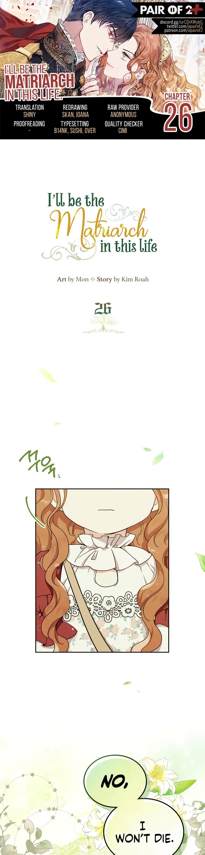 I'll Be the Matriarch in This Life chapter 26 page 1