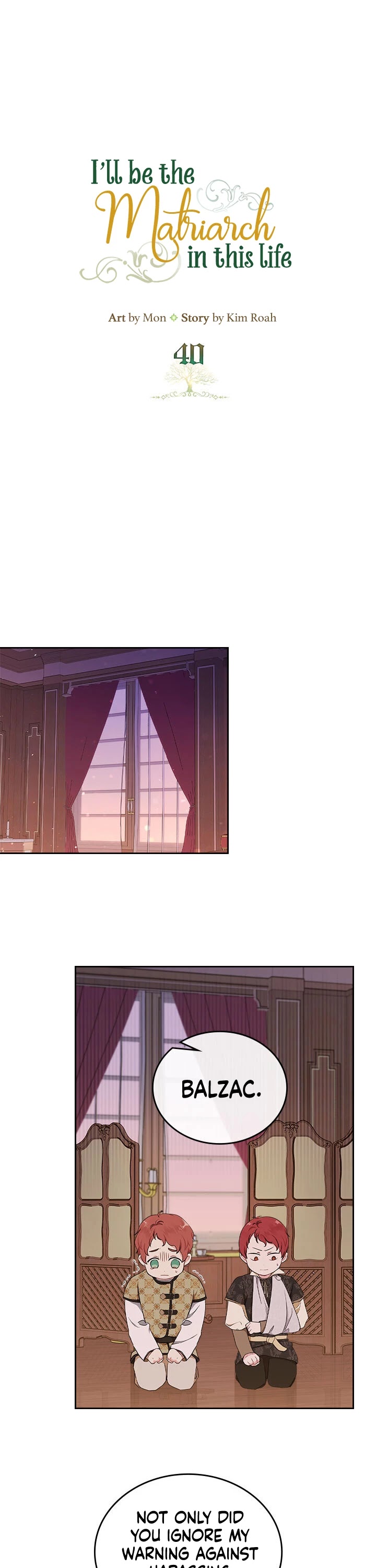 I'll Be the Matriarch in This Life chapter 40 page 2