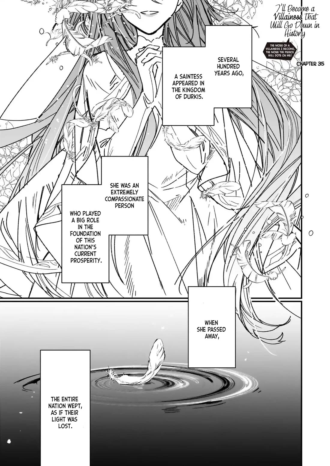 I'll Become a Villainess That Will Go Down in History ― The More of a Villainess I Become, the More the Prince will Dote on Me chapter 35 page 2