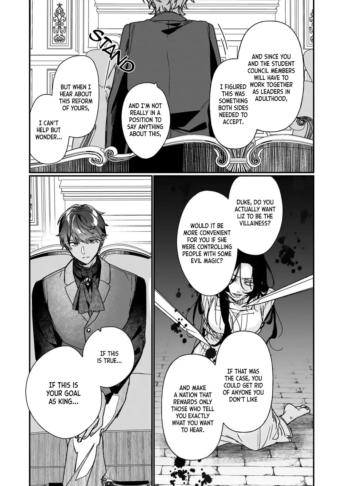 I'll Become a Villainess That Will Go Down in History ― The More of a Villainess I Become, the More the Prince will Dote on Me chapter 35 page 22