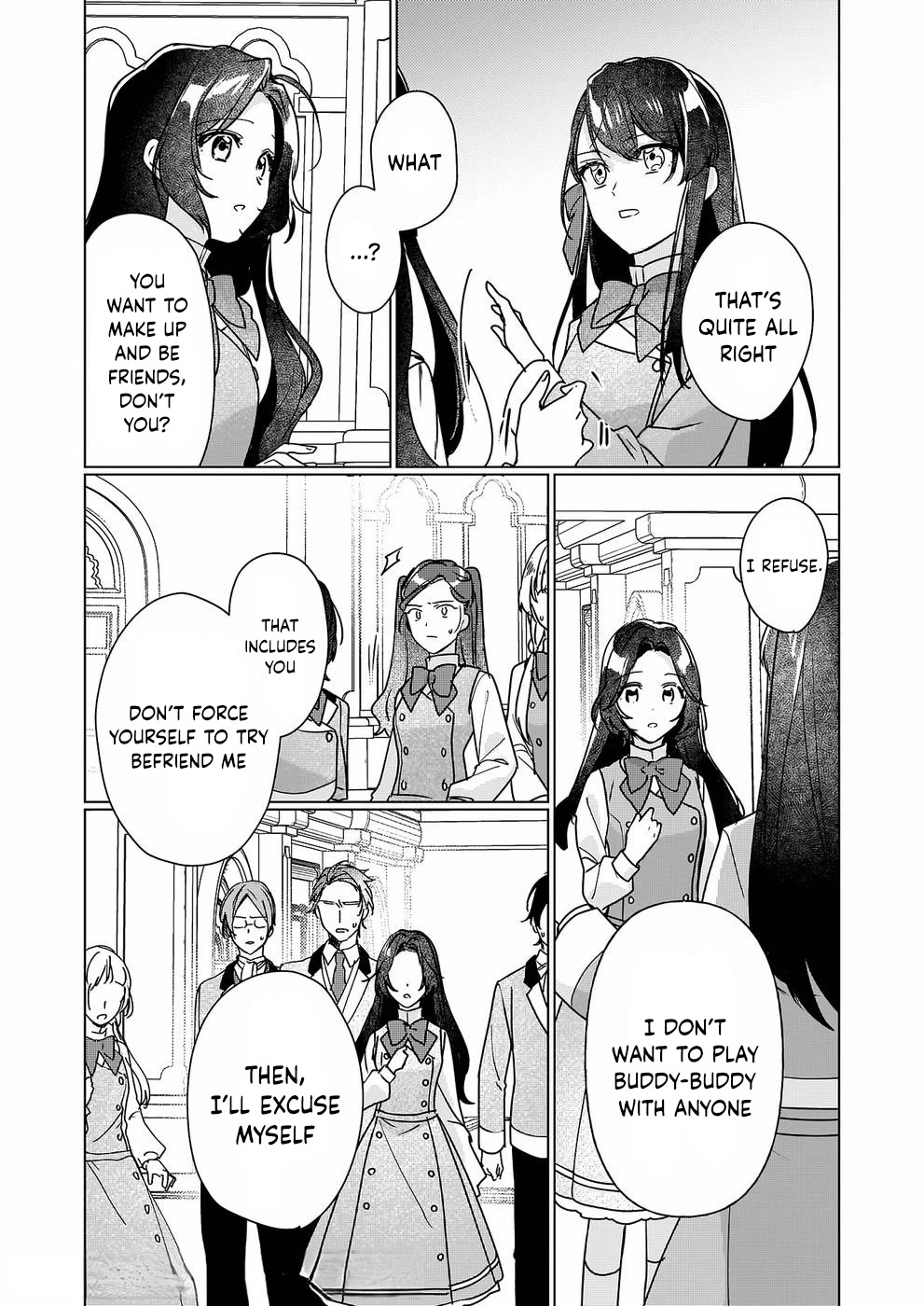 I'll Become a Villainess That Will Go Down in History ― The More of a Villainess I Become, the More the Prince will Dote on Me chapter 9 page 9