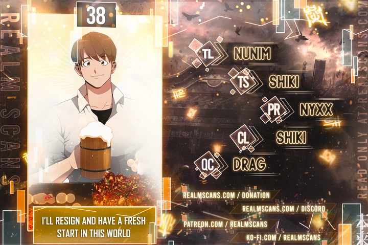 I’ll Resign And Have A Fresh Start In This World chapter 38 page 1