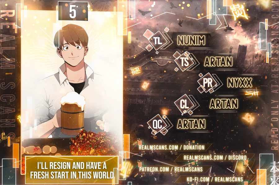 I’ll Resign And Have A Fresh Start In This World chapter 5 page 1