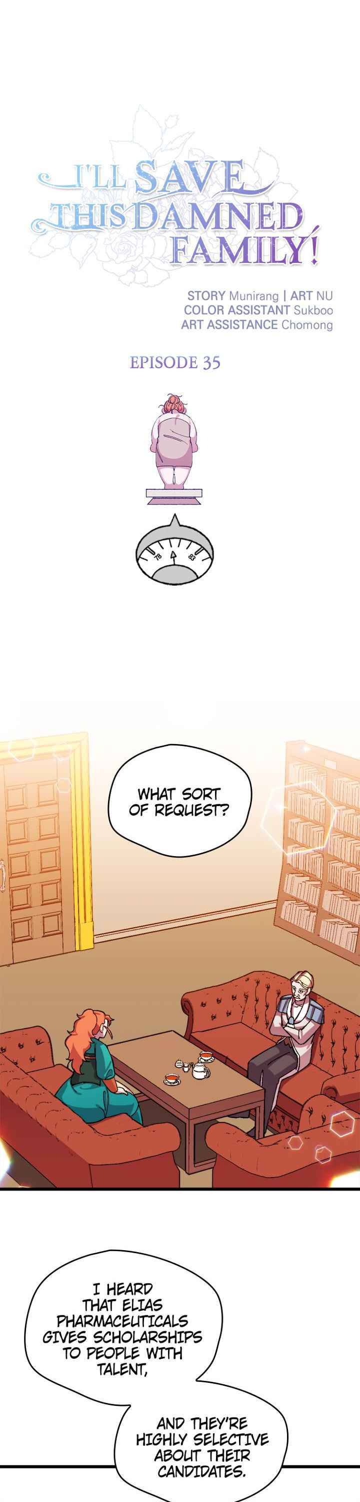 I'll Save This Damn Family! chapter 35 page 1