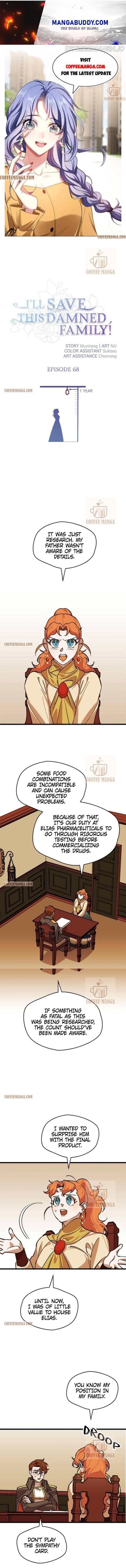 I'll Save This Damn Family! chapter 68 page 1