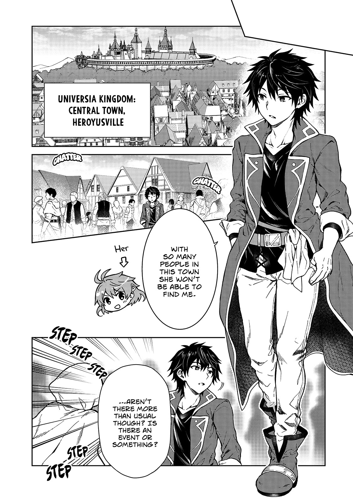 I’m a D-Rank Adventurer, for Some Reason I Got Recruited Into a Hero Party, and Now the Princess Is Stalking Me chapter 1 page 27