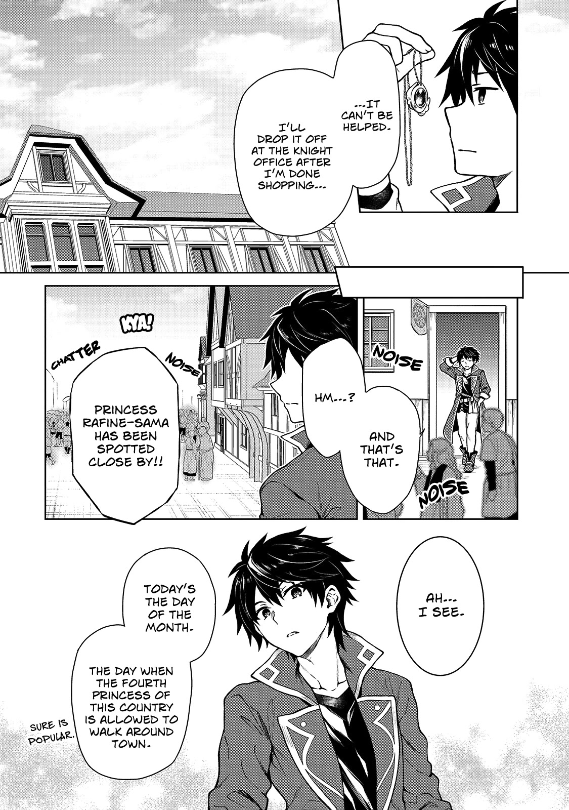 I’m a D-Rank Adventurer, for Some Reason I Got Recruited Into a Hero Party, and Now the Princess Is Stalking Me chapter 1 page 30