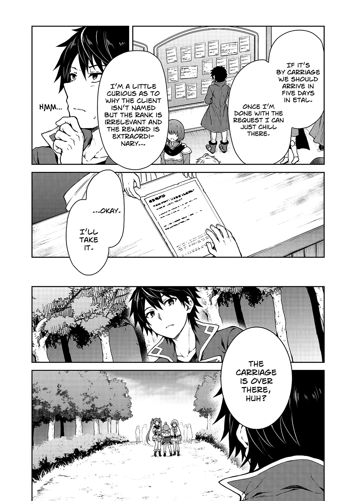 I’m a D-Rank Adventurer, for Some Reason I Got Recruited Into a Hero Party, and Now the Princess Is Stalking Me chapter 1 page 33