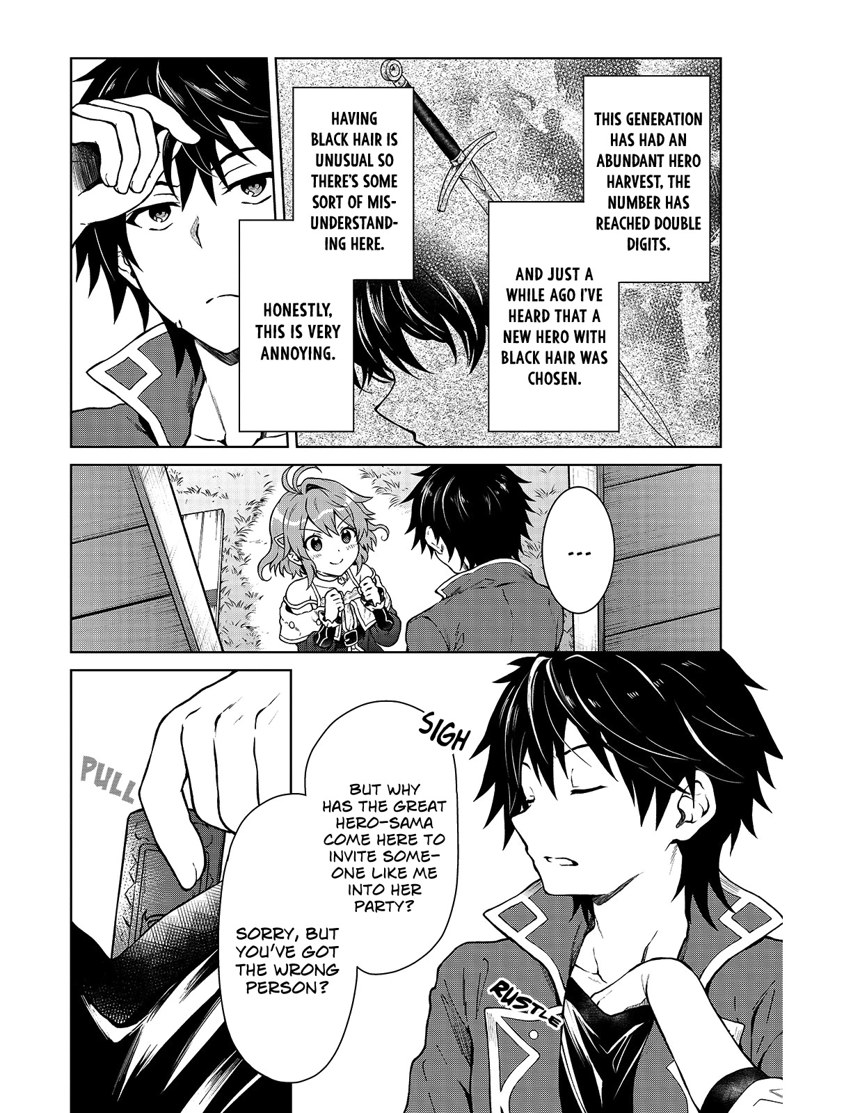 I’m a D-Rank Adventurer, for Some Reason I Got Recruited Into a Hero Party, and Now the Princess Is Stalking Me chapter 1 page 9