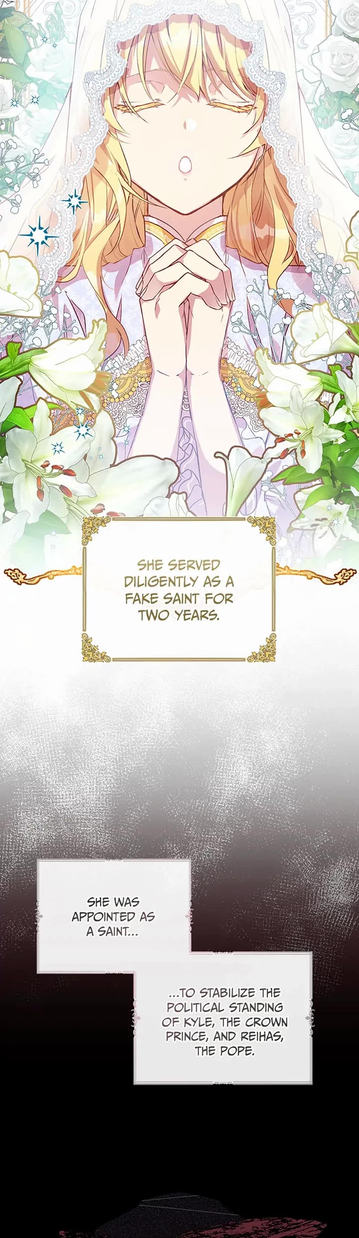 I'm a Fake Saintess But the Gods Are Obsessed With Me chapter 1 page 24