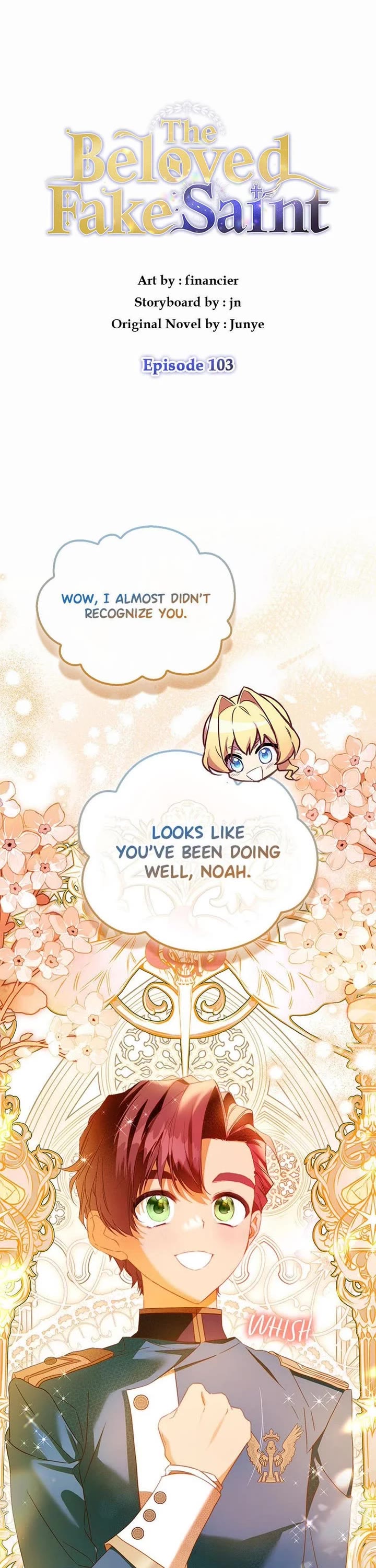 I'm a Fake Saintess But the Gods Are Obsessed With Me chapter 103 page 1