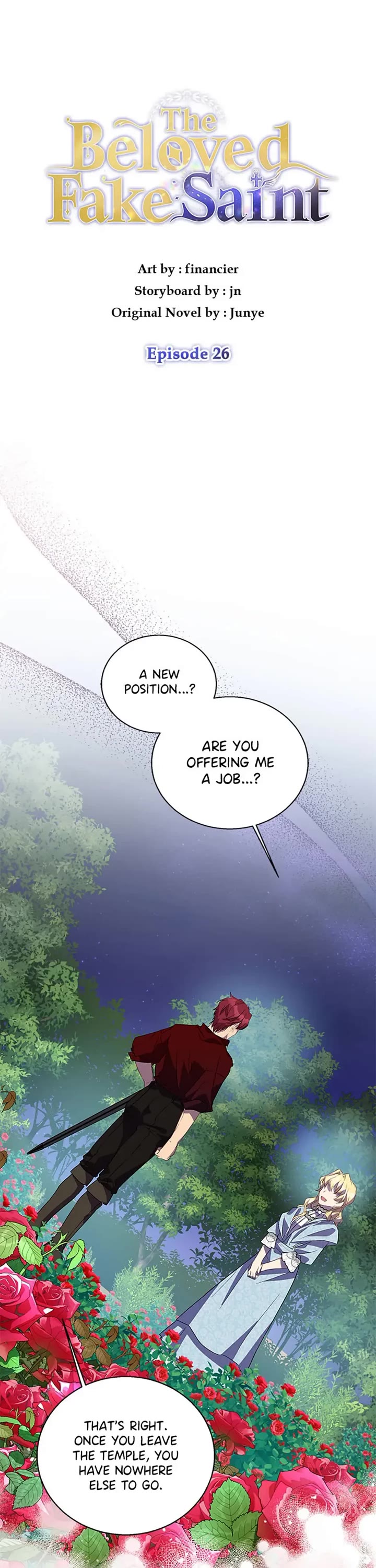 I'm a Fake Saintess But the Gods Are Obsessed With Me chapter 26 page 22