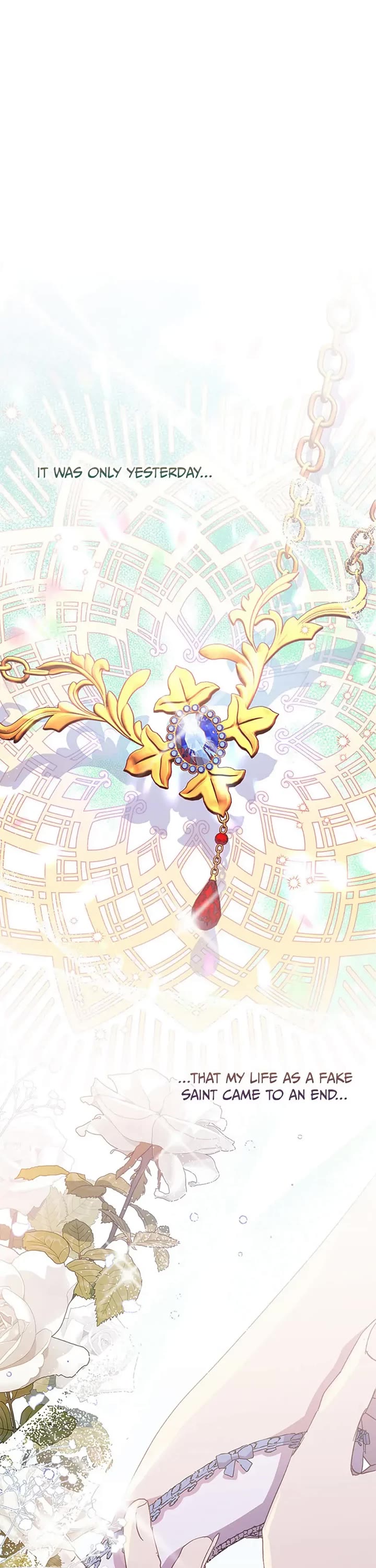 I'm a Fake Saintess But the Gods Are Obsessed With Me chapter 38 page 1