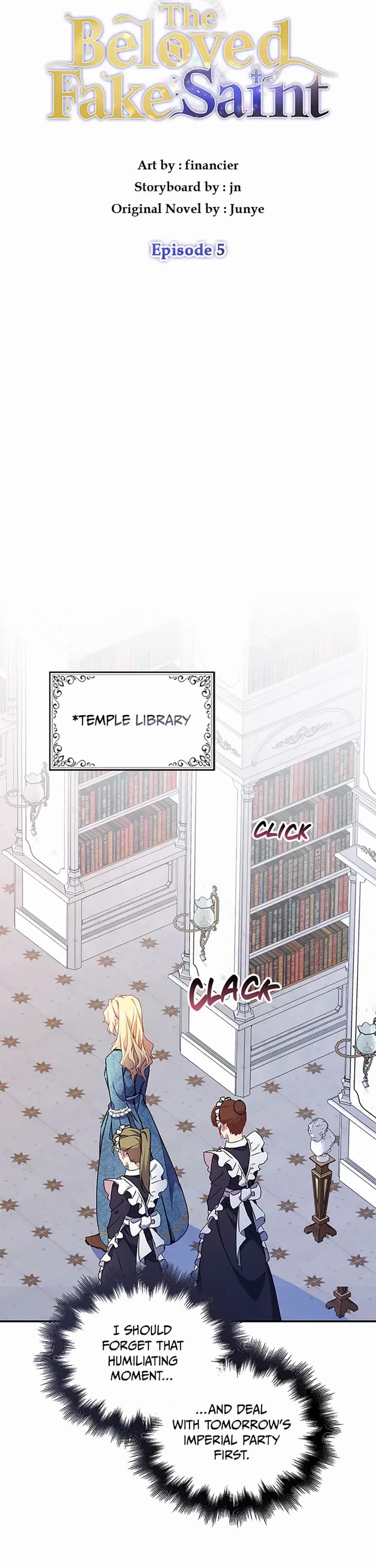 I'm a Fake Saintess But the Gods Are Obsessed With Me chapter 5 page 18