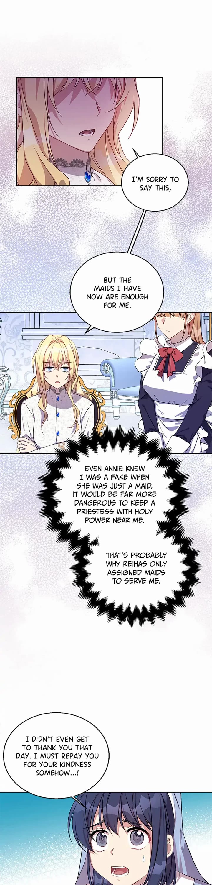 I'm a Fake Saintess But the Gods Are Obsessed With Me chapter 8 page 1