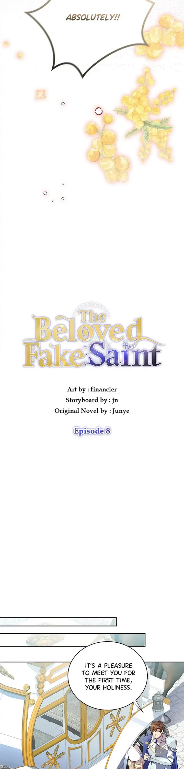 I'm a Fake Saintess But the Gods Are Obsessed With Me chapter 8 page 12